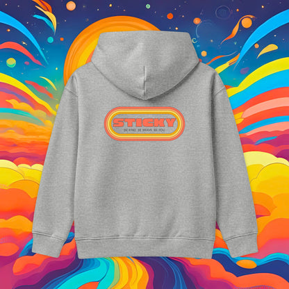 Kids 'Sticky Retro 70's' Relax Hoodie — Youth Pullover