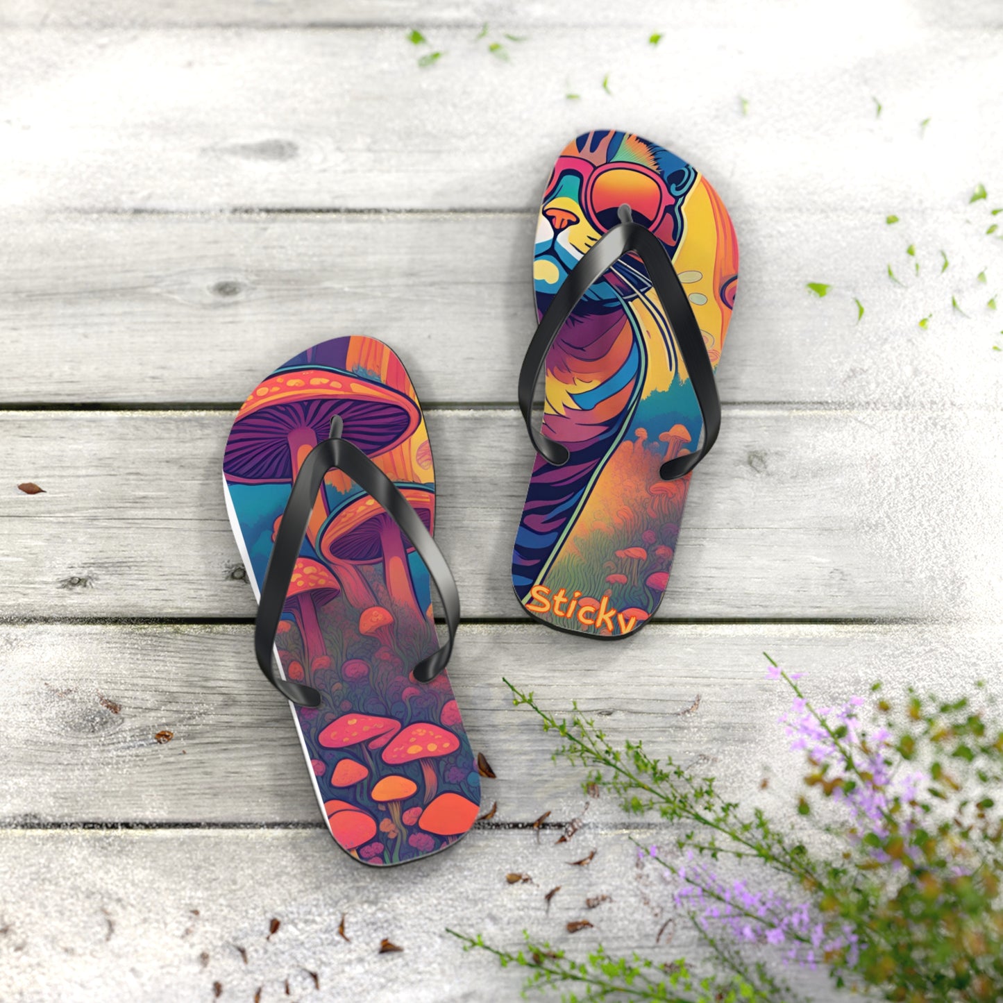 Psychedelic Sticky - Flip Flops