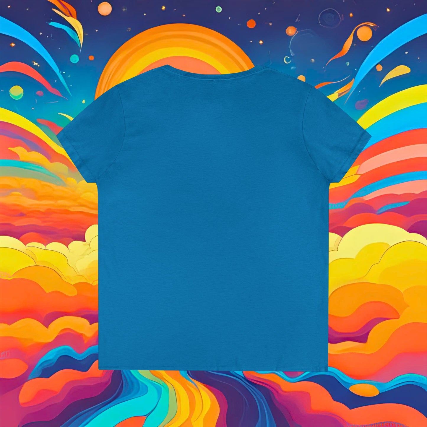 Ladies' V-Neck T-Shirt — "Sticky the Kitty" World Tour 2026 Graphic Tee