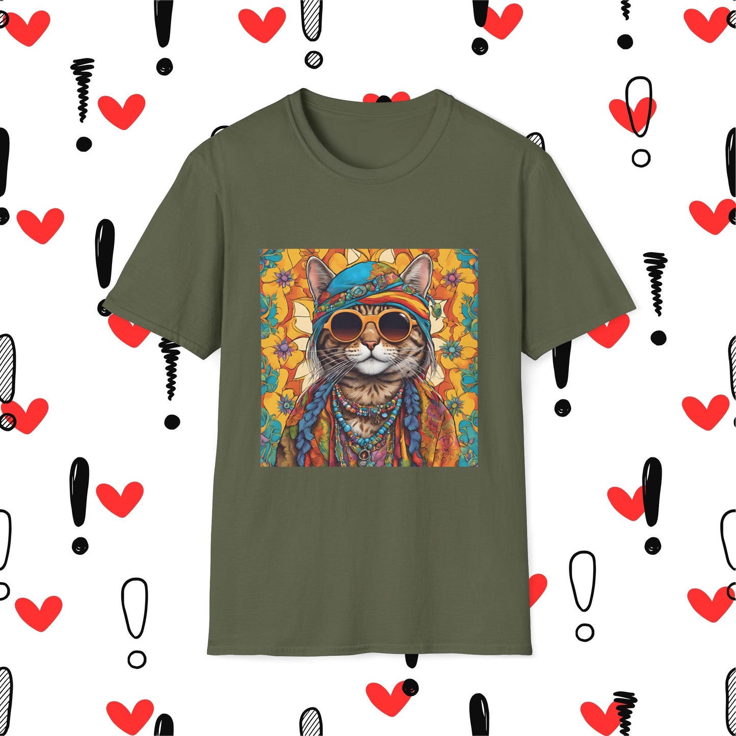 I Love You, Sticky Super comfy Cotton T-Shirt - Unisex Softstyle Tee