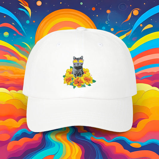 Hibiscus Sticky Classic Dad Cap