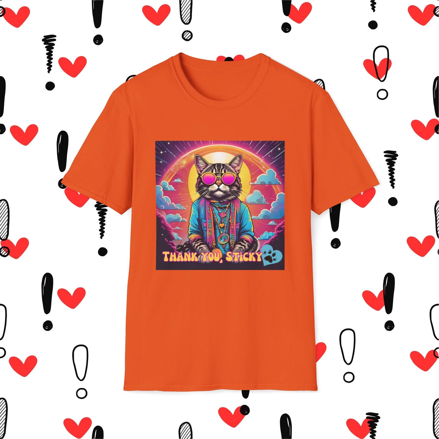Thank You Sticky - Graphic T-Shirt - Unisex Softstyle Tee