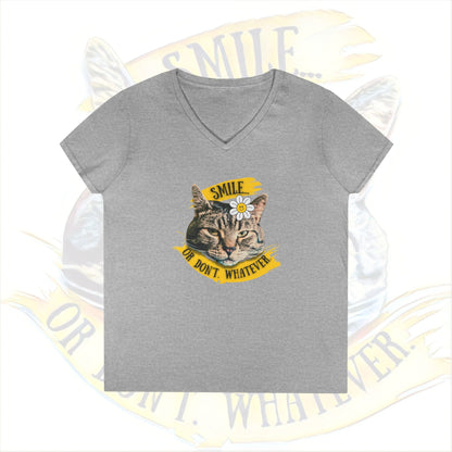 Smile - Or Don't - Women's V-Neck