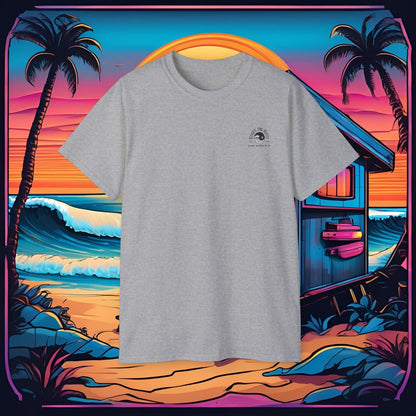 EST 2018 — Retro Surf Graphic Cotton Shirt