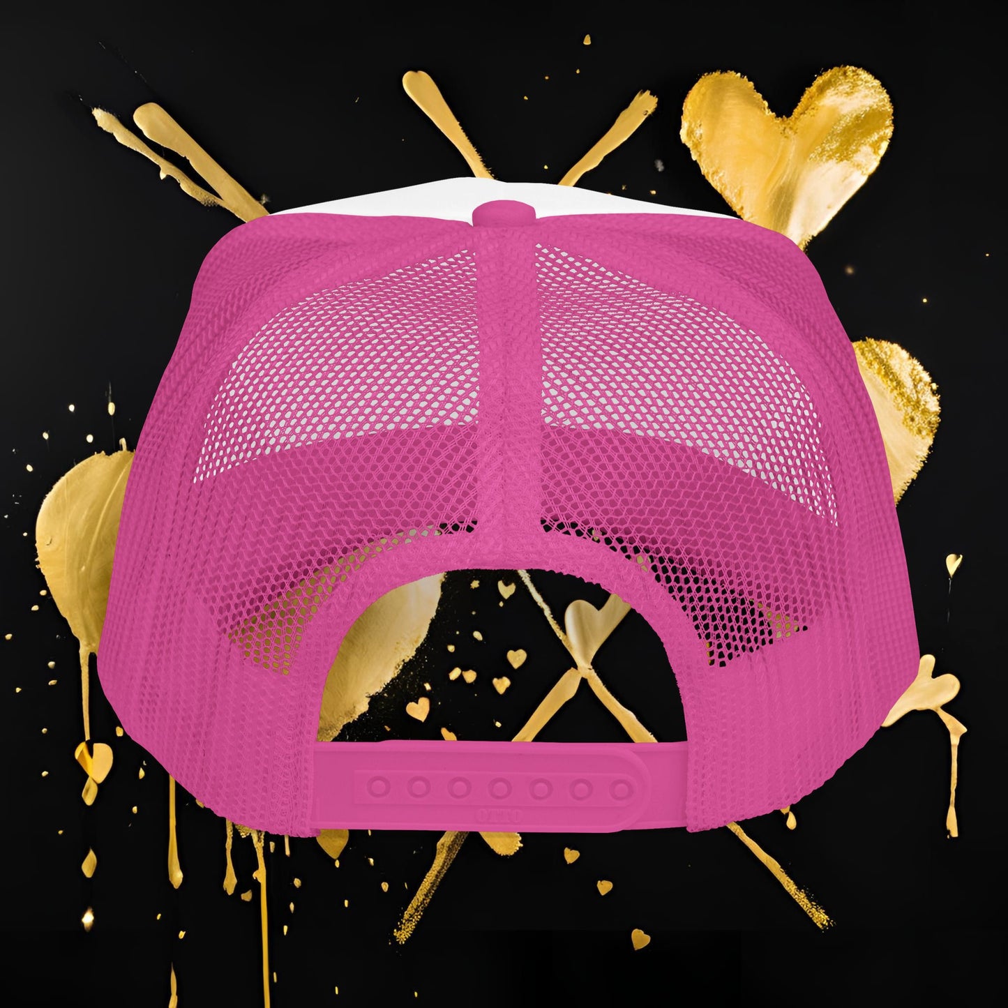 Sticky Retro Sun Trucker Hat — "Be Kind Be Brave Be You" Foam Mesh Cap