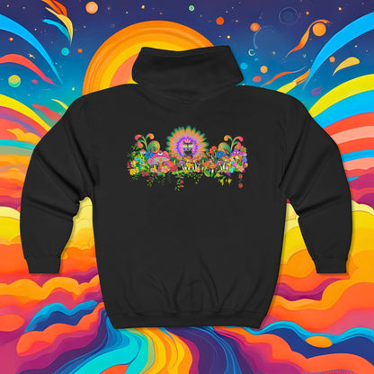 Sticky in Bloom - SUPER COMFY Full Zip Hoodie