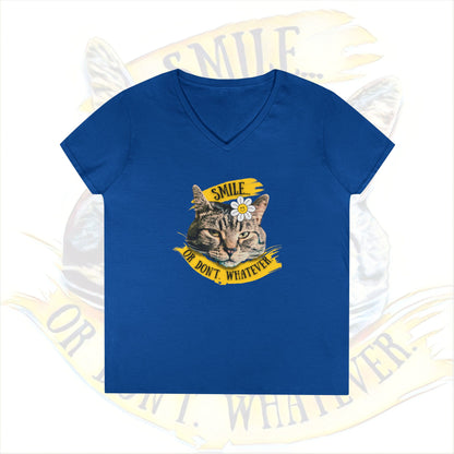 Smile - Or Don't - Women's V-Neck