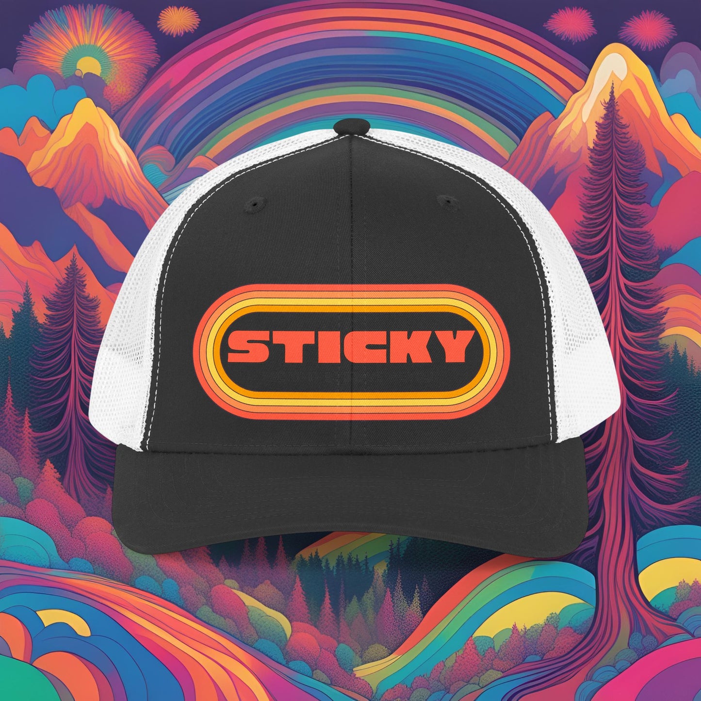Trucker Retro Sticky Hat