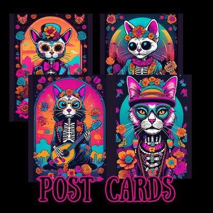 The 'Dia de los Muertos Series - Postcards