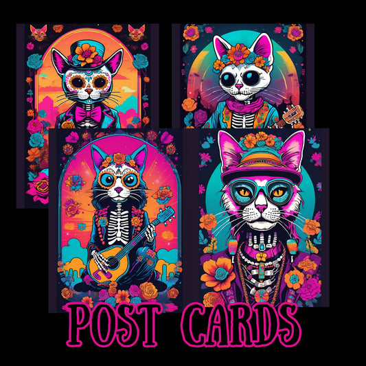 The 'Dia de los Muertos Series - Postcards