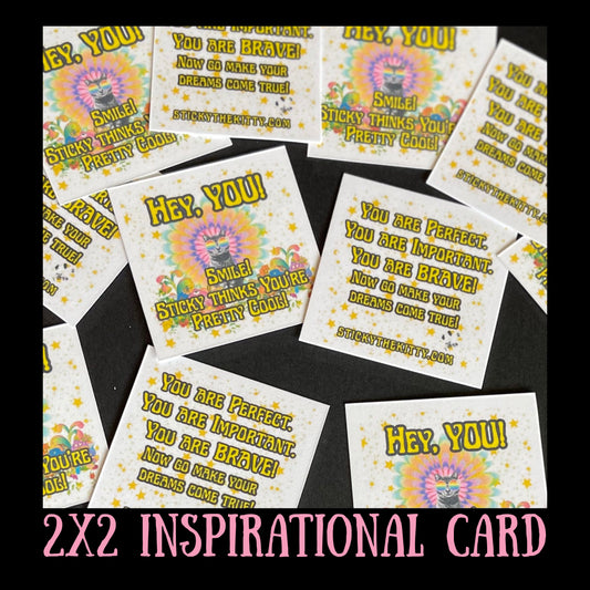 Sticky Says You’re Awesome - Pocket Cards (2x2 - 30 pack)