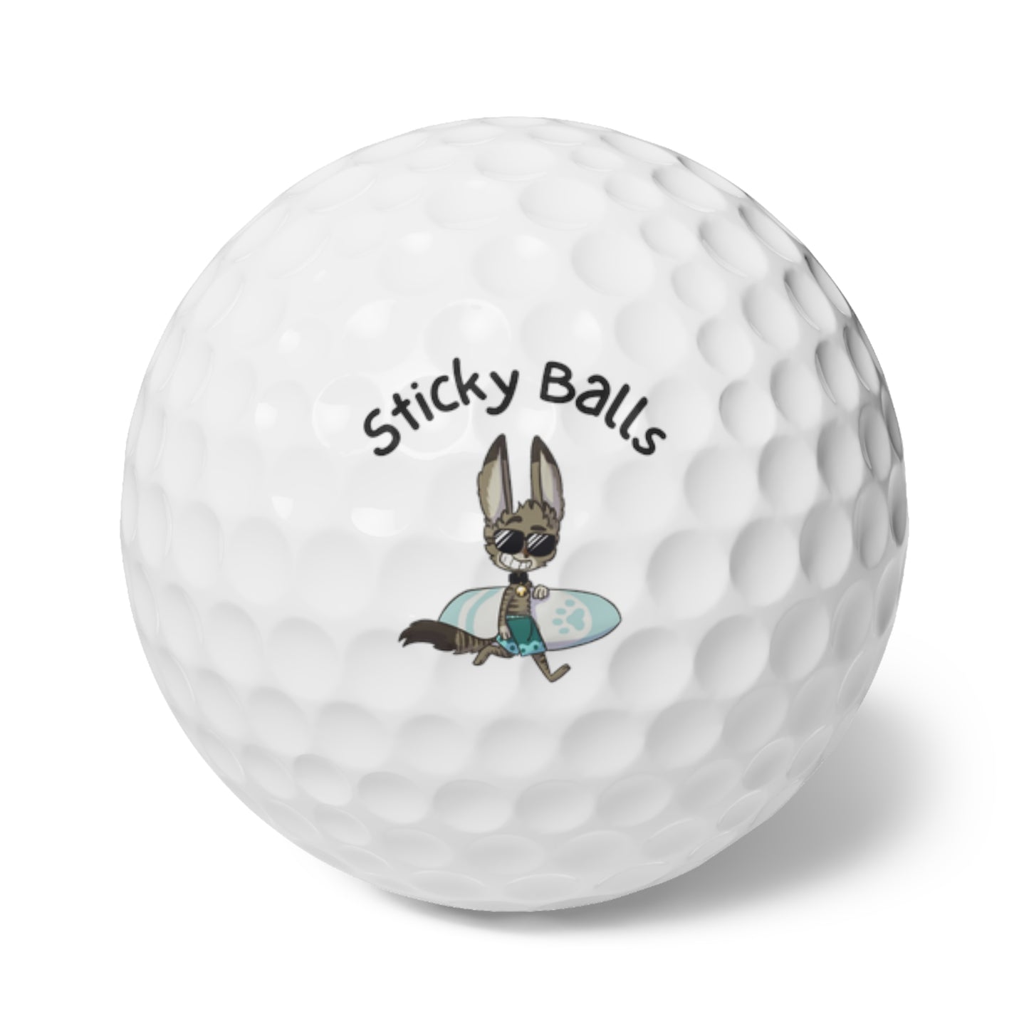 Sticky Balls - Surfer, 6pcs