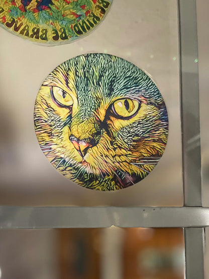 Sunset Sticky – Large Clear Sun Catcher Sticker