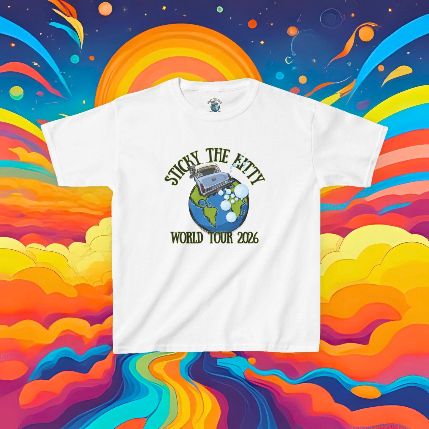Official Sticky The Kitty World Tour 2026 Super Comfy Tee