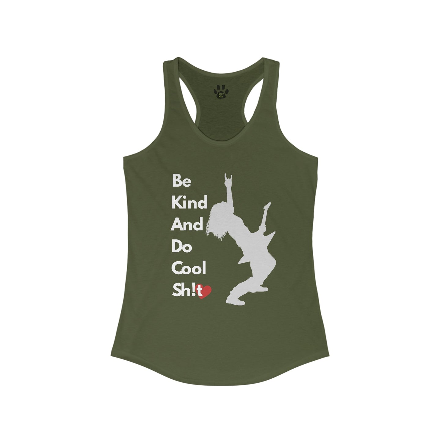 Be Kind And Do Cool Sh!t - Rocker - Women's Ideal Racerback Tank