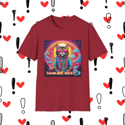 Thank You Sticky - Graphic T-Shirt - Unisex Softstyle Tee