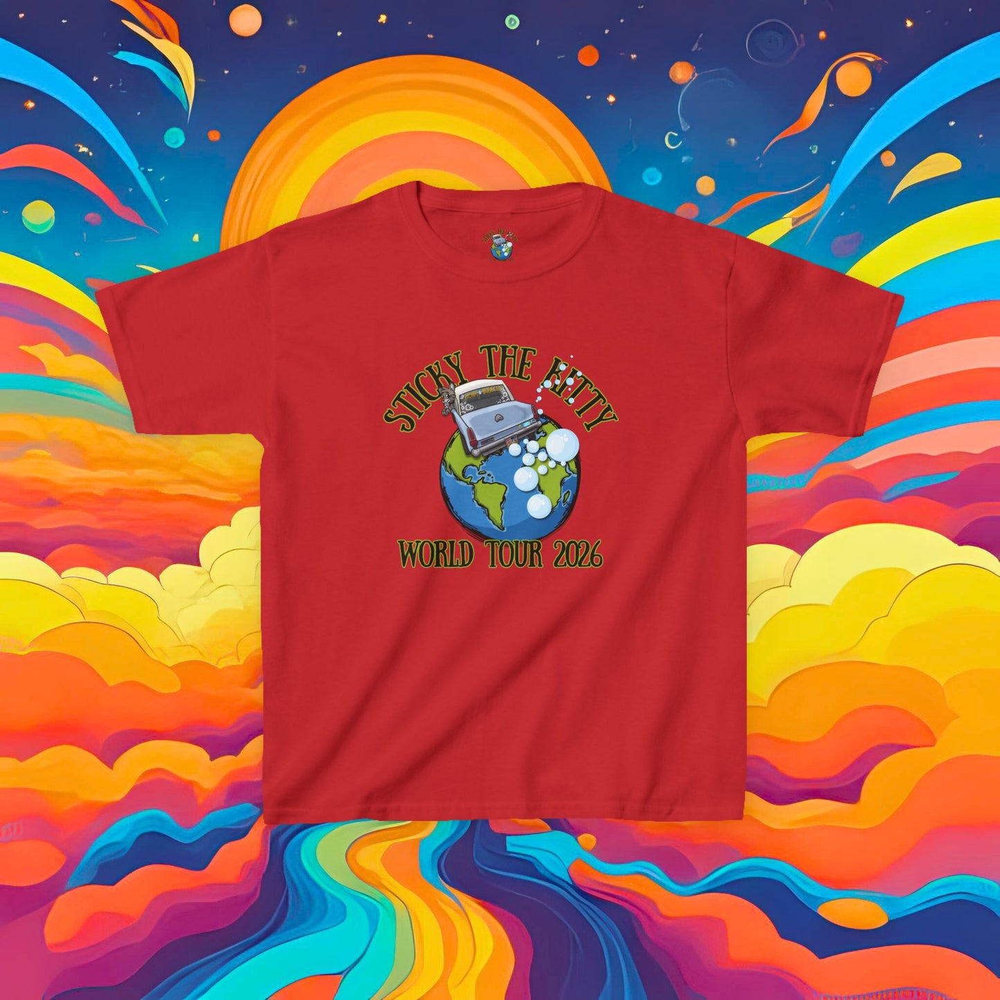 Official Sticky The Kitty World Tour 2026 Super Comfy Tee