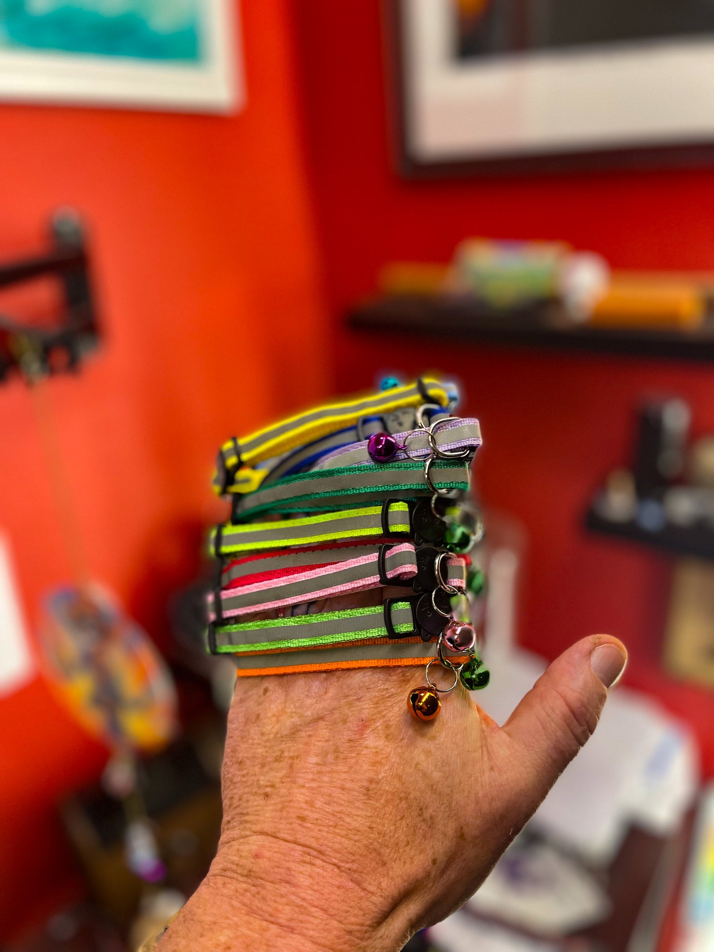 Neon Safety Collars 12”