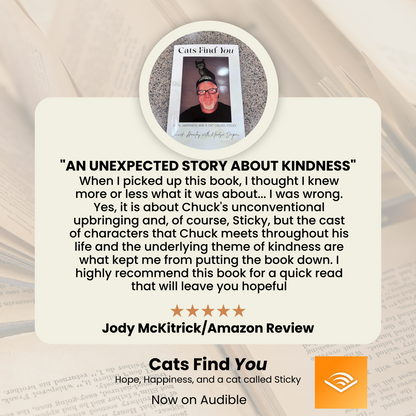 Book Club Bundle! 10, Cats Find You; Hope, Happiness and a cat called, Sticky for your book club, youth clubs or any other group needing a little hope!
