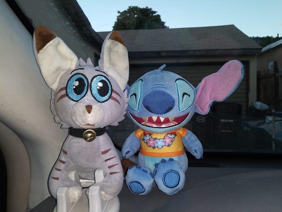  Disney Lilo & Stitch Medium Angel Plush Toy - 15 3/4in