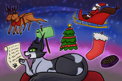 Sticky The Kitty; Volume 4 - A Very Sticky Christmas! Did Sticky mention, he LOVES Christmas? The PERFECT Christmas Eve story to get the kids ready for Santa's visit!