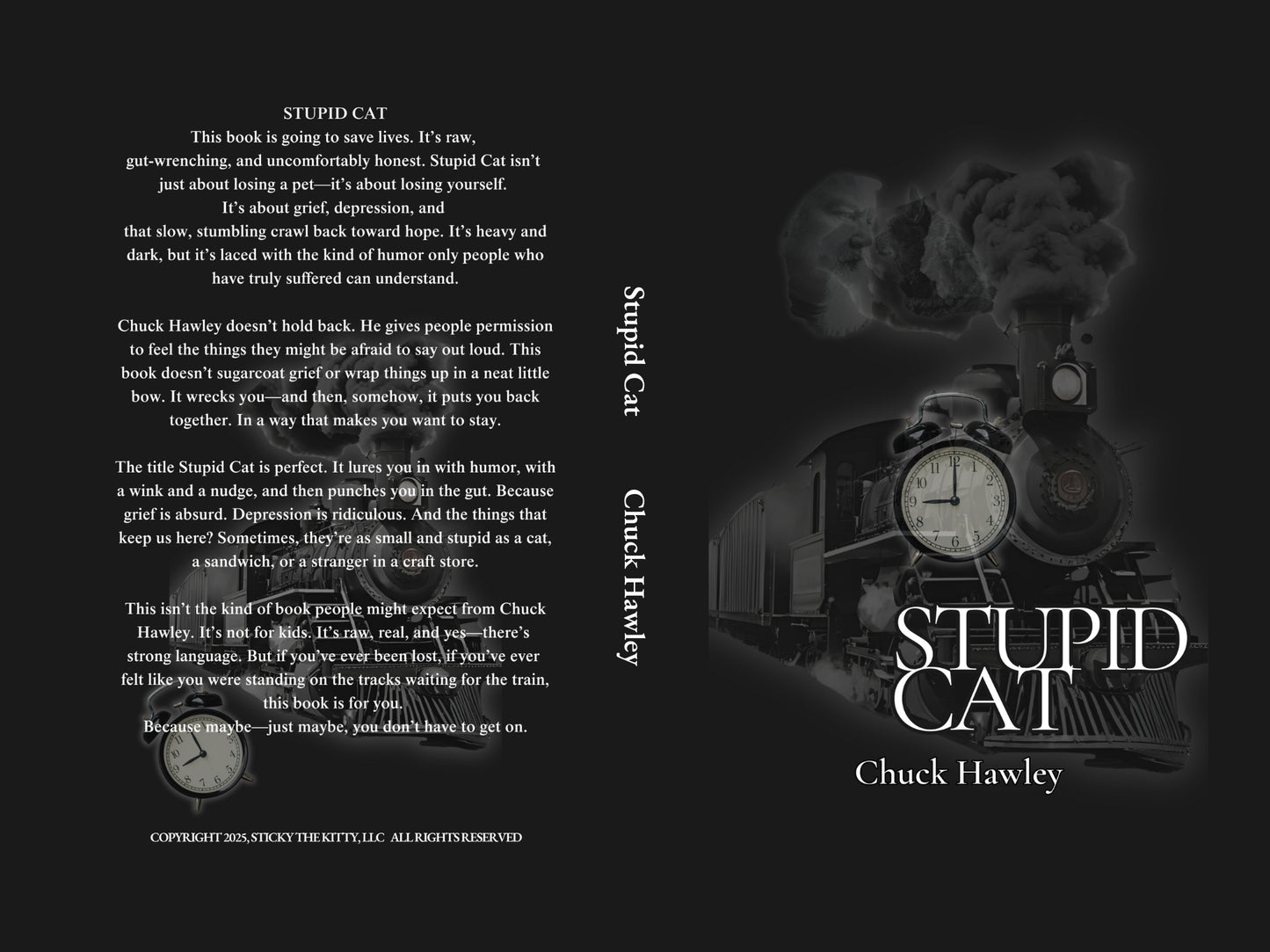 Stupid Cat  -  By Chuck Hawley Immediate Digital Download
