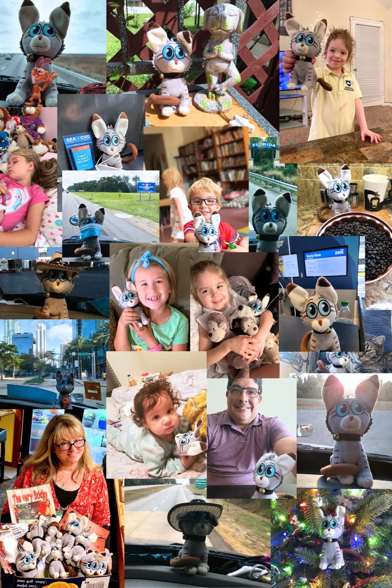 Cats Find You; 2nd Edition (Personalized and signed by Chuck and more importantly, Sticky)