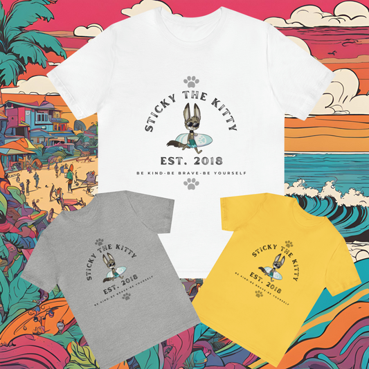 Surfer Sticky, Super Soft Short Sleeve Tee
