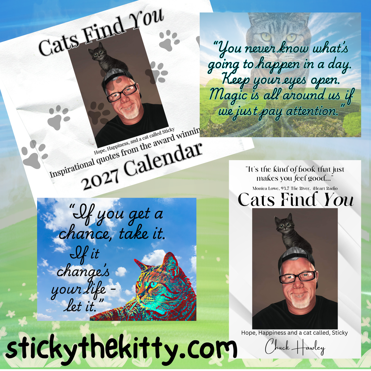 The Cats Find, You 2027 Calendar and Book Bundle!